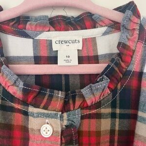Crewcuts Plaid Button-Up Shirt